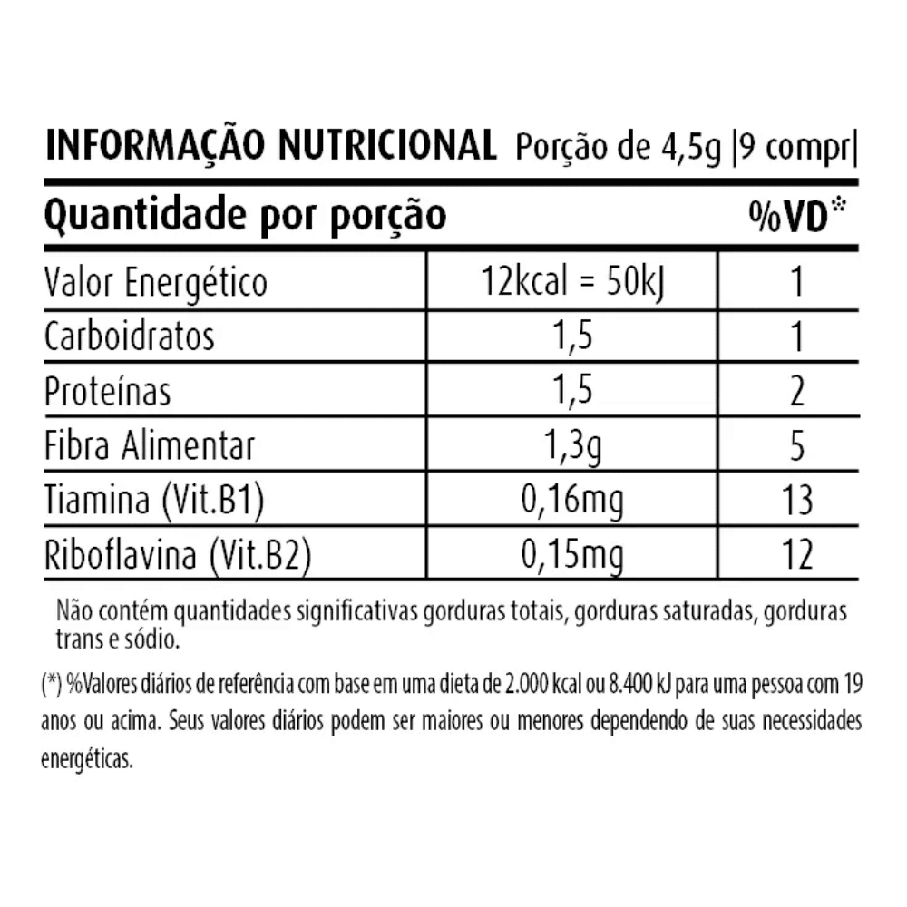 Levedo De Cerveja 500mg Comprimidos - Imagem 2